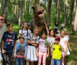 Детский праздник с динозавром T-Rex