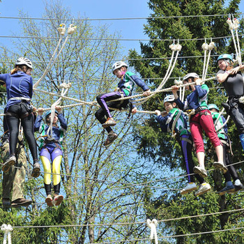 Веревочные курсы для детей - Организация праздников от компании TOP-SHOW в Екатеринбурге