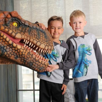 Шоу с динозавром - Организация праздников от компании TOP-SHOW в Екатеринбурге